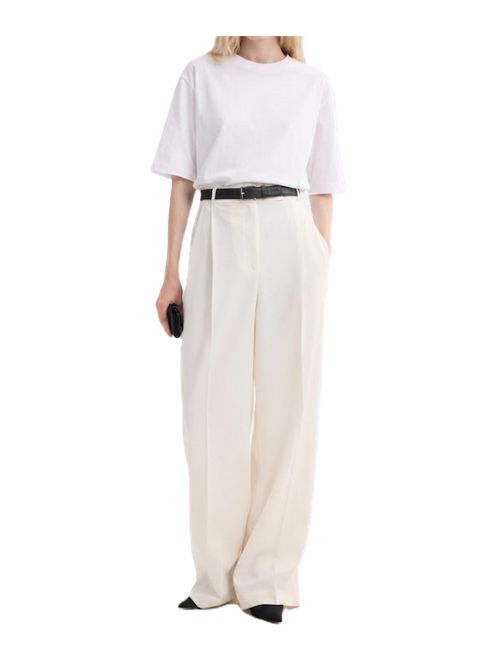 oversized cotton t-shirt | optic white Róhe | 820-20-096100_303 OPTIC WHITE